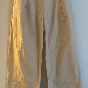 Zara Women's Tan Wide Leg Pants